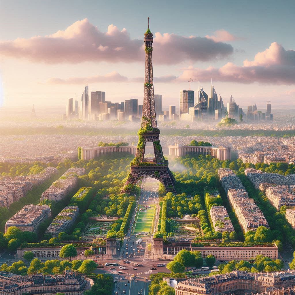 Image d'un paysaga crée par IA